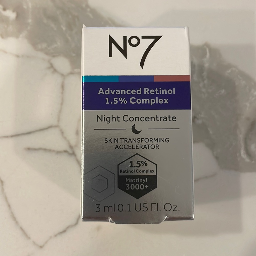 🌸5/$25🌸 No 7 advanced retinol 1.5% complex night concentrate
